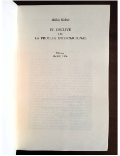 EL DECLIVE DE LA PRIMERA INTERNACIONAL 2
