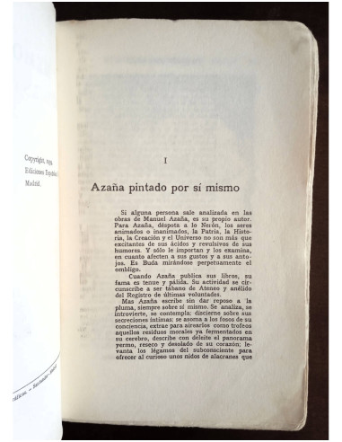MEMORIAS ÍNTIMAS DE AZAÑA