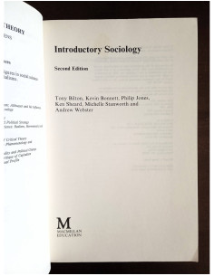 INTRODUCTORY SOCIOLOGY. 2ND EDITION, SUBSTANTIALLY REVISED AND UPDATED 2