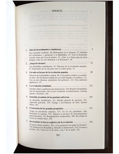 MANUEL AZAÑA. UNA BIOGRAFÍA POLÍTICA