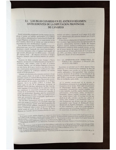 EL ORIGEN DE LA AUTONOMÍA CANARIA. HISTORIA DE UNA DIPUTACIÓN PROVINCIAL (1813 - 1925)