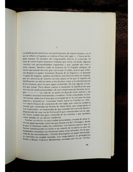 LAS FALSIFICACIONES DE LA HISTORIA (EN RELACIÓN CON LA DE ESPAÑA)