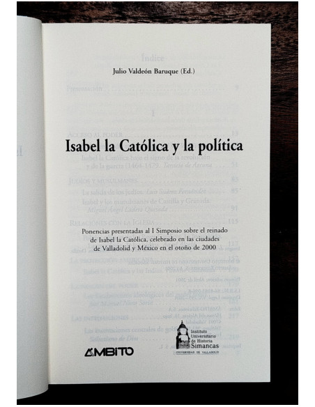 ISABEL LA CATÓLICA Y LA POLÍTICA