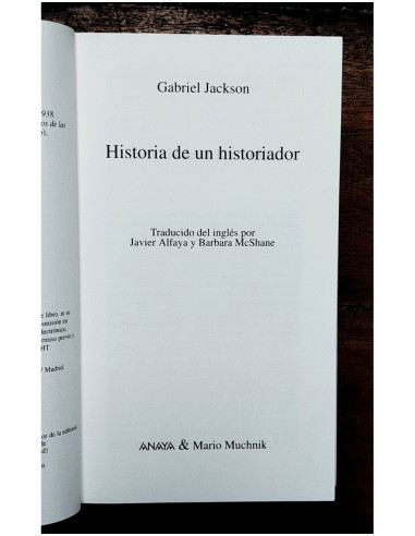 HISTORIA DE UN HISTORIADOR