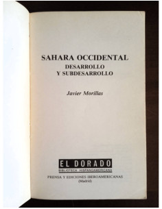 SAHARA OCCIDENTAL DESARROLLO Y SUBDESARROLLO 2