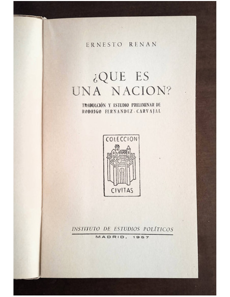 ¿QUÉ ES UNA NACIÓN?