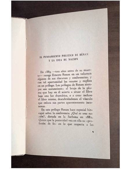 ¿QUÉ ES UNA NACIÓN?