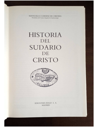 HISTORIA DEL SUDARIO DE CRISTO