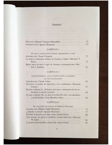 GEOPOLÍTICA DEL CAOS: LE MONDE DIPLOMATIQUE EDICIÓN ESPAÑOLA