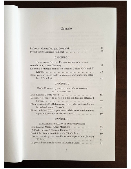 GEOPOLÍTICA DEL CAOS: LE MONDE DIPLOMATIQUE EDICIÓN ESPAÑOLA