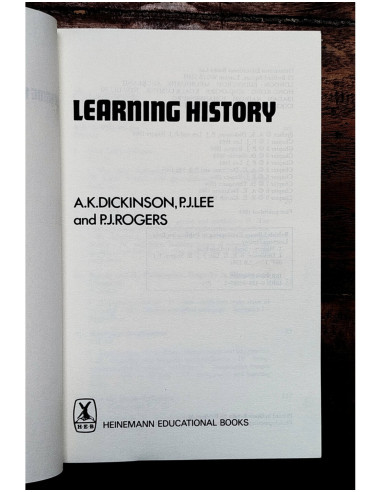 LEARNING HISTORY