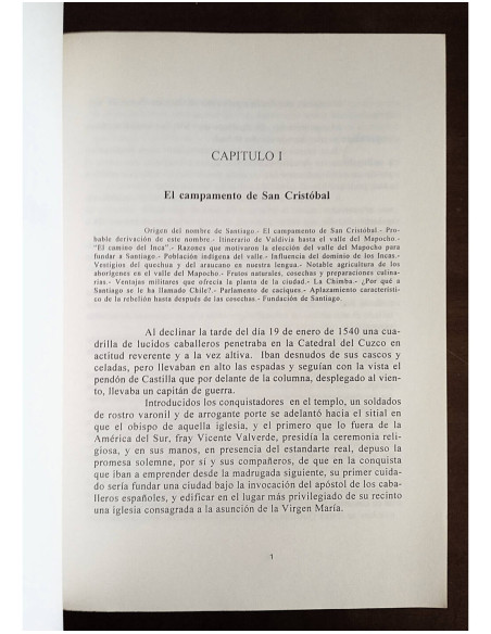 HISTORIA DE SANTIAGO. 2 TOMOS