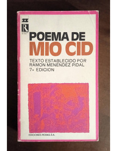 POEMA DE MÍO CID: TEXTO ESTABLECIDO POR RAMÓN MENÉNDEZ PIDAL