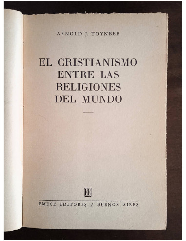 EL CRISTIANISMO ENTRE LAS RELIGIONES DEL MUNDO