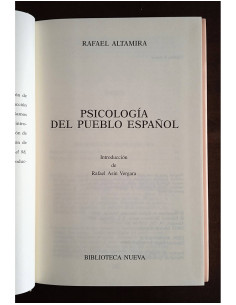 PSICOLOGÍA DEL PUEBLO ESPAÑOL 2