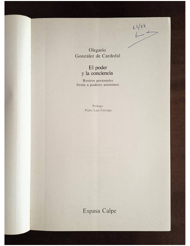 EL PODER Y LA CONCIENCIA
