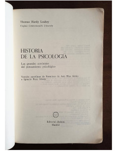 HISTORIA DE LA PSICOLOGÍA 2