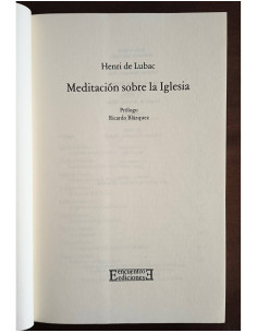 MEDITACIÓN SOBRE LA IGLESIA 2