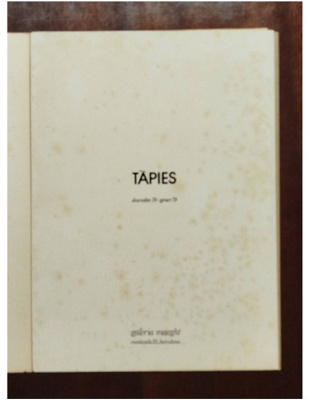 TÀPIES: DESEMBRE 78 - GENER 79