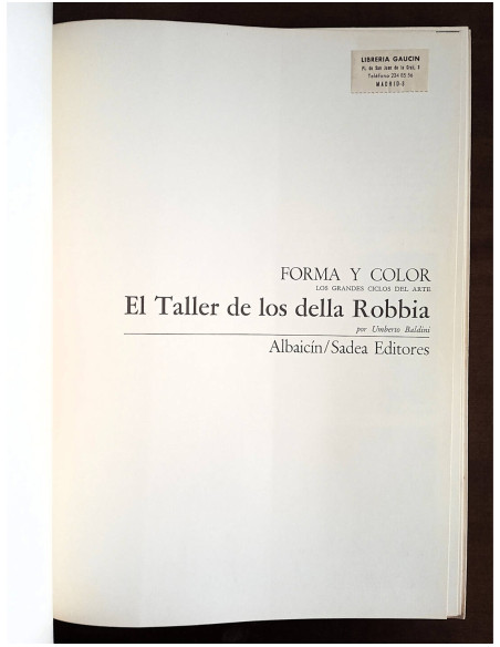 EL TALLER DE LOS DELLA ROBBIA