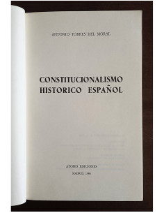 CONSTITUCIONALISMO HISTÓRICO ESPAÑOL 2