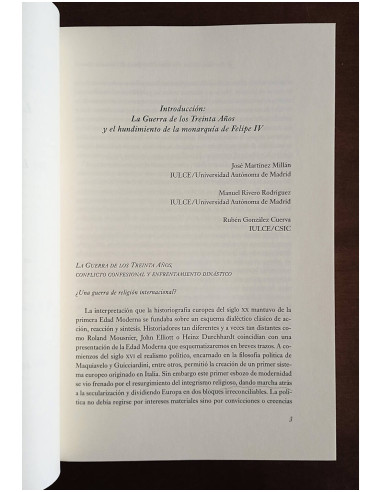 LA CORTE DE FELIPE IV (1621 - 1665): RECONFIGURACIÓN DE LA MONARQUÍA CATÓLICA. 4 TOMOS