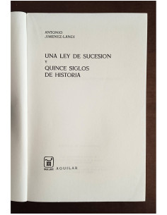 UNA LEY DE SUCESIÓN Y QUINCE SIGLOS DE HISTORIA 2