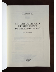 SÍNTESIS DE HISTORIA E INSTITUCIONES DE DERECHO ROMANO 2
