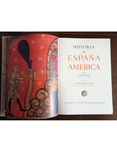 HISTORIA DE ESPAÑA Y AMÉRICA. 5 TOMOS