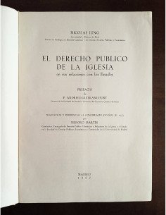 EL DERECHO PÚBLICO DE LA IGLESIA EN SUS RELACIONES CON LOS ESTADOS 2