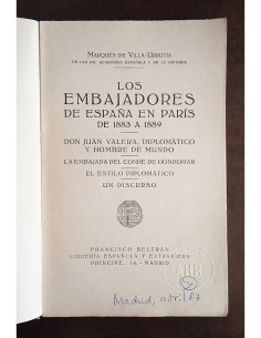 LOS EMBAJADORES DE ESPAÑA EN PARÍS DE 1883 A 1889 2