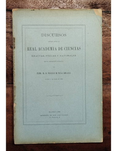 DISCURSO DE FRANCISCO DE PAULA ARRILLAGA