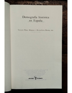 DEMOGRAFÍA HISTÓRICA EN ESPAÑA 2
