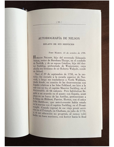 VIDA DE NELSON