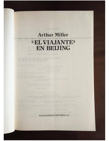 “EL VIAJANTE” EN BEIJING
