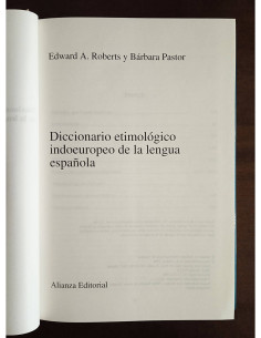 DICCIONARIO ETIMOLÓGICO INDOEUROPEO DE LA LENGUA ESPAÑOLA 2