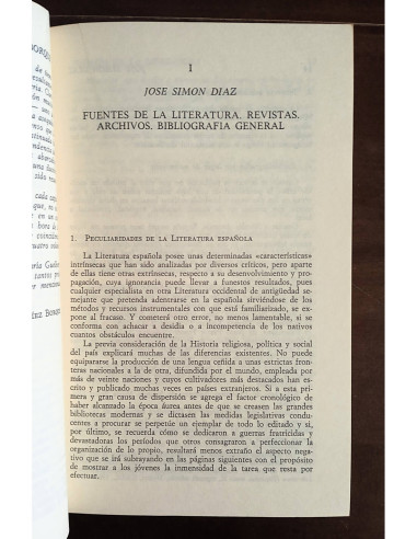 HISTORIA DE LA LITERATURA ESPAÑOLA. 4 TOMOS