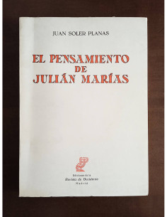EL PENSAMIENTO DE JULIÁN MARÍAS