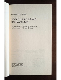 VOCABULARIO BÁSICO DEL MARXISMO 2