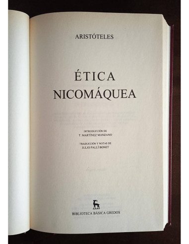 ÉTICA NICOMÁQUEA