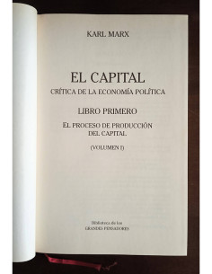 EL CAPITAL. 5 TOMOS 2