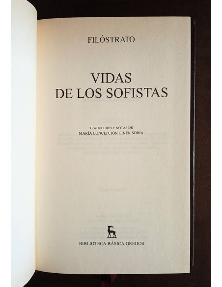 VIDAS DE LOS SOFISTAS