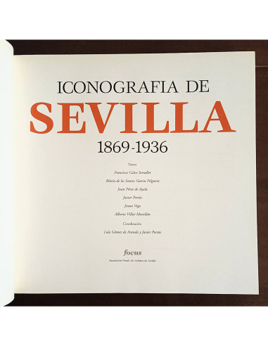 ICONOGRAFÍA DE SEVILLA 1869 - 1936