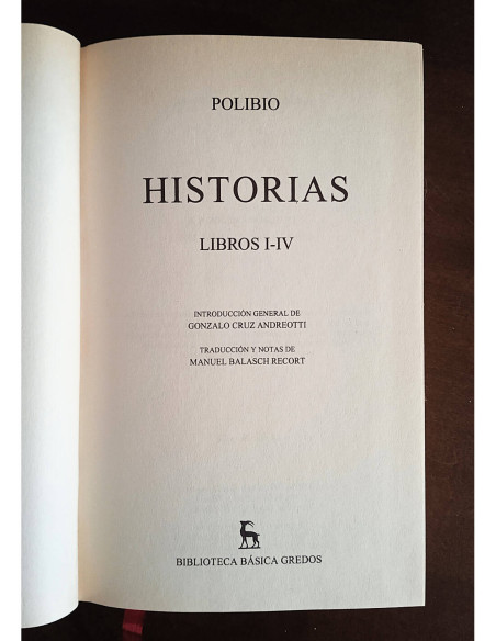 HISTORIAS: LIBROS I-XXXIX. 3 TOMOS