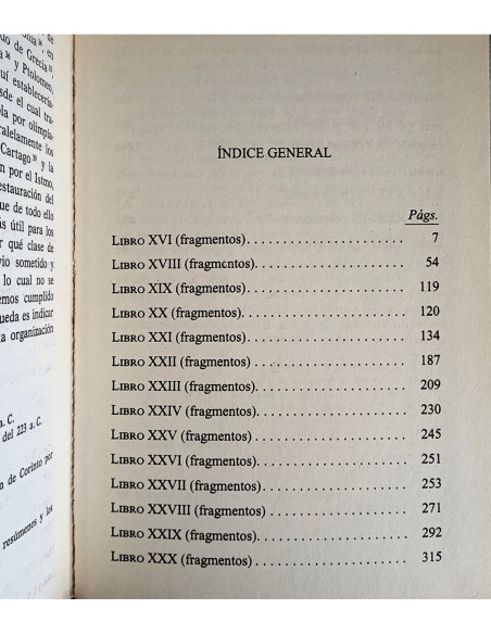 HISTORIAS: LIBROS I-XXXIX. 3 TOMOS