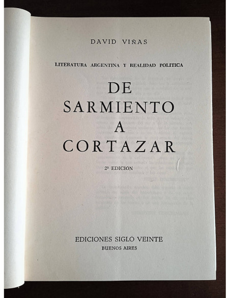 DE SARMIENTO A CORTAZAR