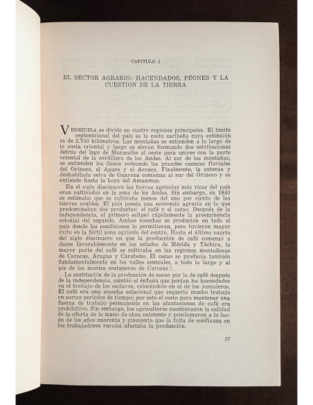 VIOLENCIA RURAL EN VENEZUELA 1840/1858: ANTECEDENTES SOCIOECONÓMICOS DE LA GUERRA FEDERAL