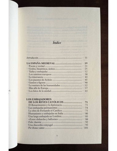 EMBAJADAS Y EMBAJADORES EN LA HISTORIA DE ESPAÑA