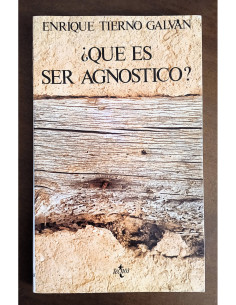 ¿QUÉ ES SER AGNÓSTICO?