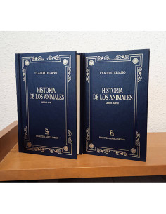 HISTORIAS DE LOS ANIMALES: LIBROS I-XVII. 2 TOMOS